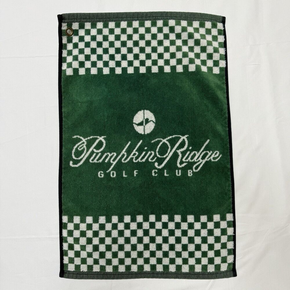 Pumpkin Ridge Golf Club—Witch Hollow Course Golf Towel Green White
